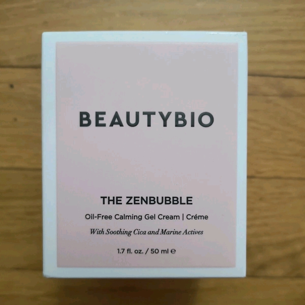 BeautyBio The ZenBubble Calming Gel Cream Oil Free Cica Sealed 1.7 Floz Skincare